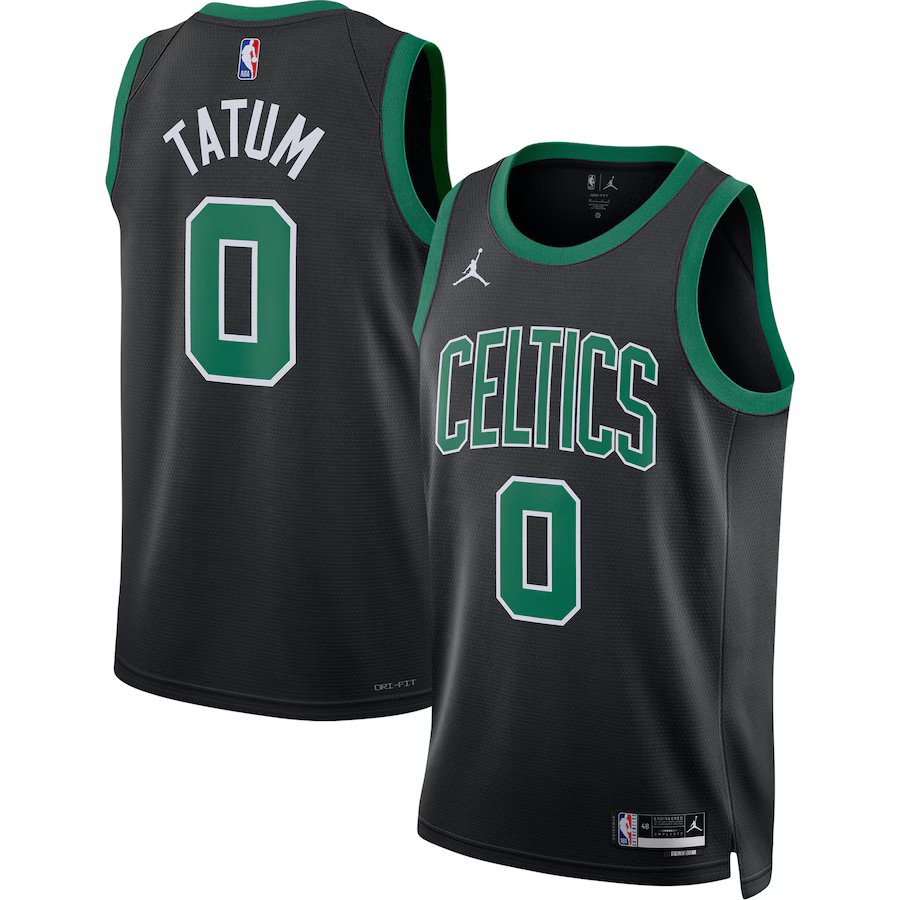 Boston Celtics #0 Jayson Tatum Black 2023-2024 Statement Editon Swingman Jersey 24N04E1M